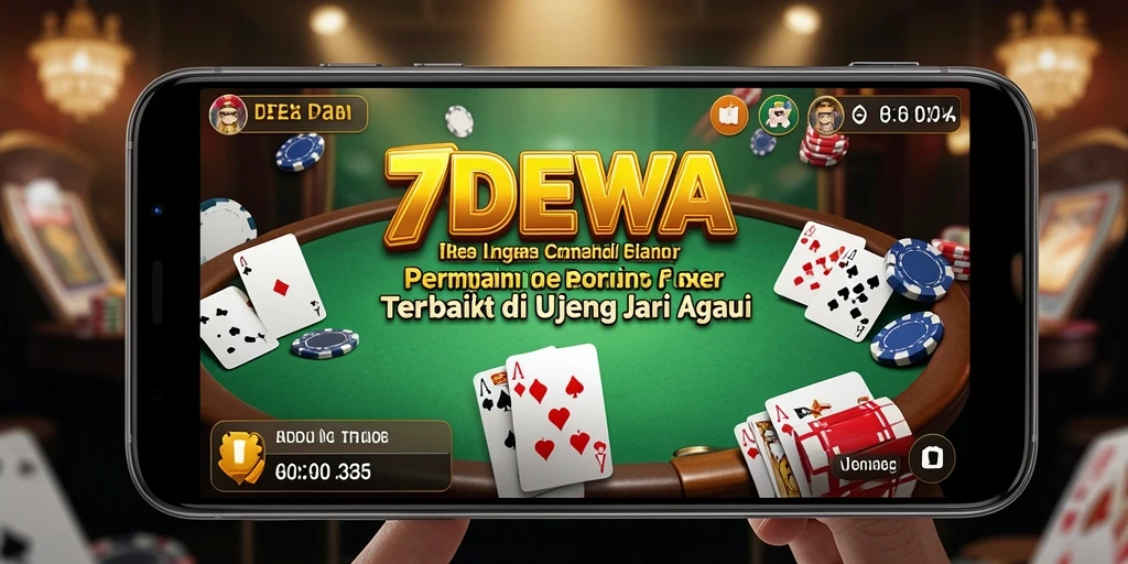 Tampilan gameplay menarik dari permainan poker di 7DEWA.