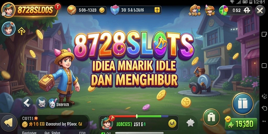 Tampilan gameplay 8728SLOTS yang menarik dan penuh warna.