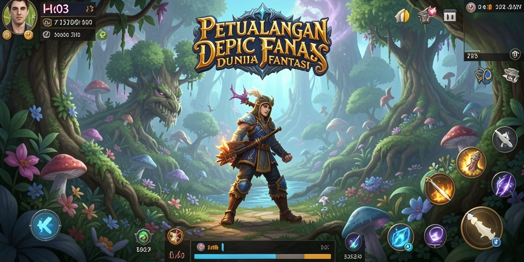 Tampilan menarik H03 menampilkan gameplay petualangan yang mendebarkan.