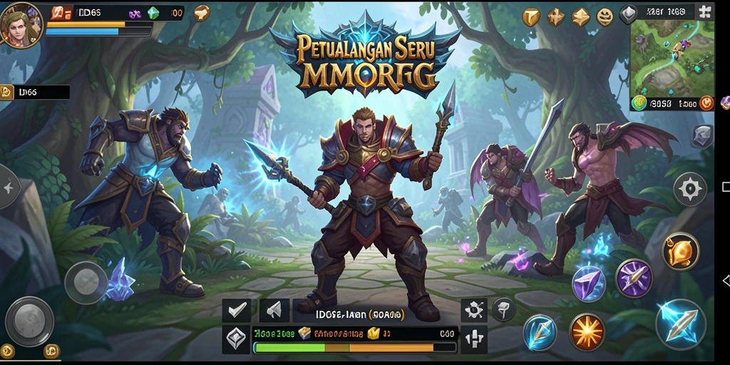 Tampilan gameplay menarik dari dunia <strong>ID66</strong>, menunjukkan aksi seru para karakter.