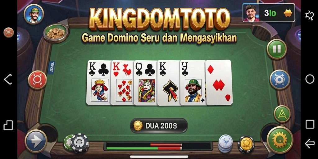 Tampilan gameplay seru dalam KINGDOMTOTO dengan suasana kompetitif.