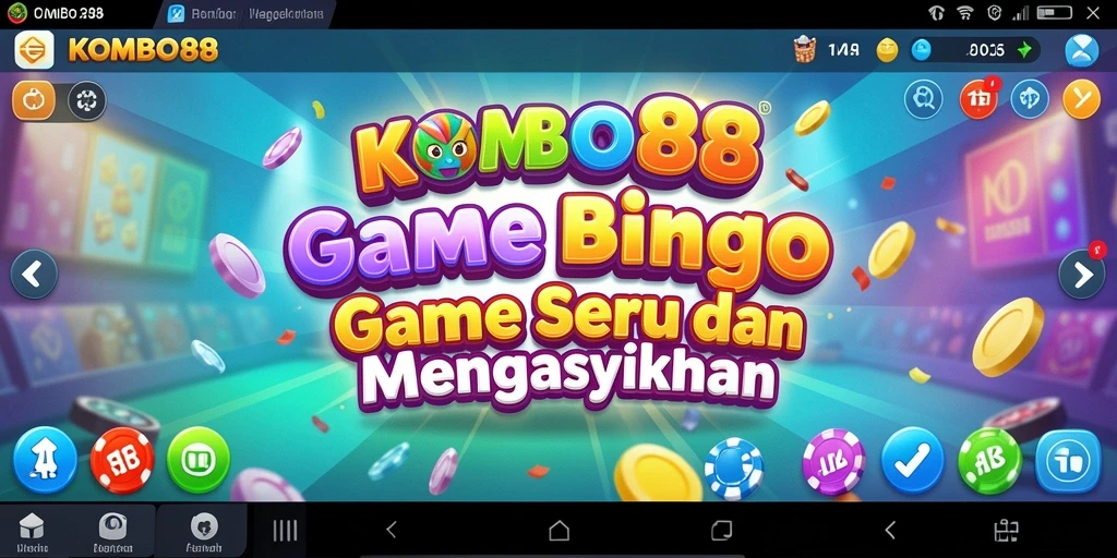Screenshot gameplay Bingo KOMBO88 yang menarik dan mengasyikkan.