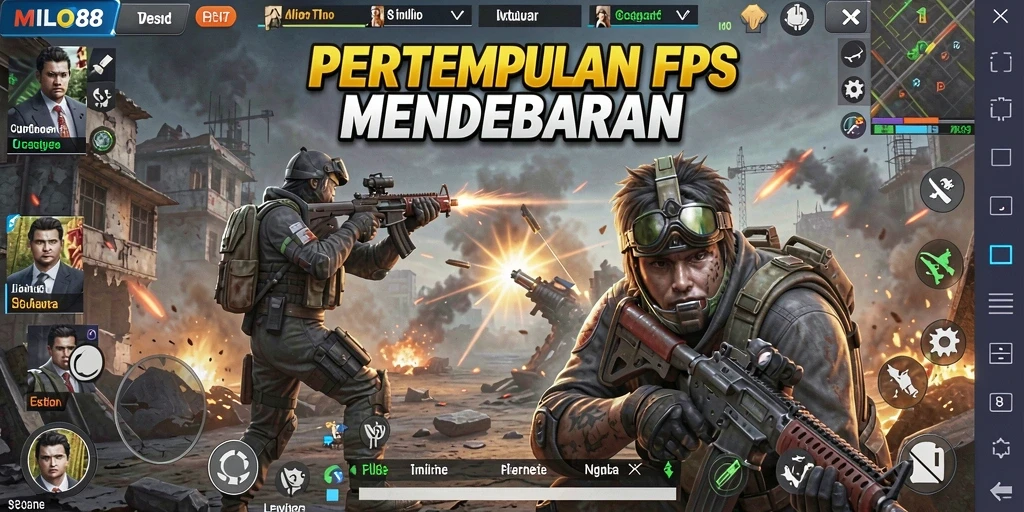 Tangkapan layar dari gameplay seru di MILO88.