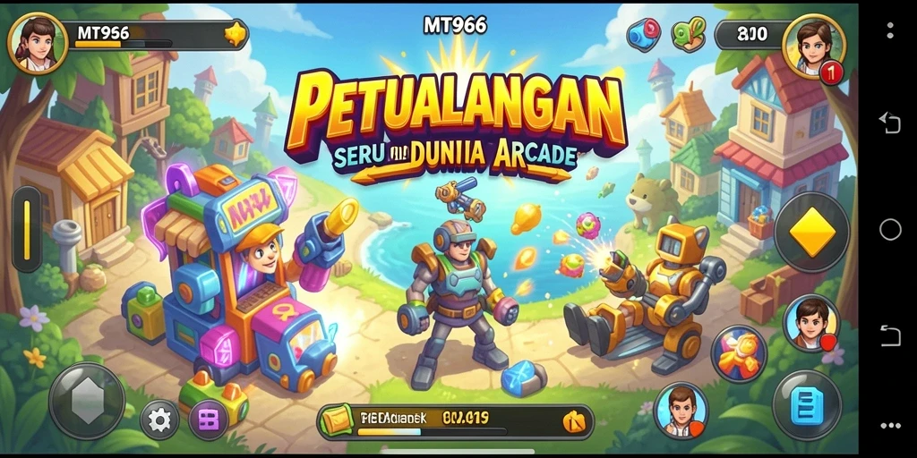 Screenshot gameplay menunjukkan aksi seru dan tantangan di MT966.