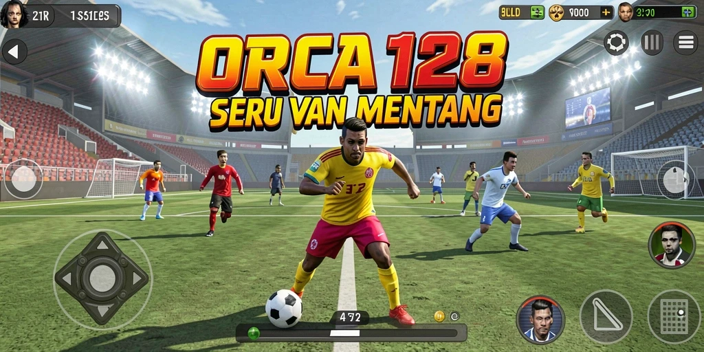 Tampilan gameplay yang mendebarkan dalam <strong>ORCA128</strong> dengan berbagai cabang olahraga.