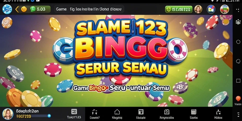 Tampilan screenshot gameplay Bingo SLOT123 yang mengasyikan.