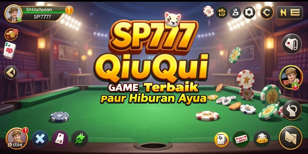 Tampilan menarik dari gameplay QiuQiu di SP777.