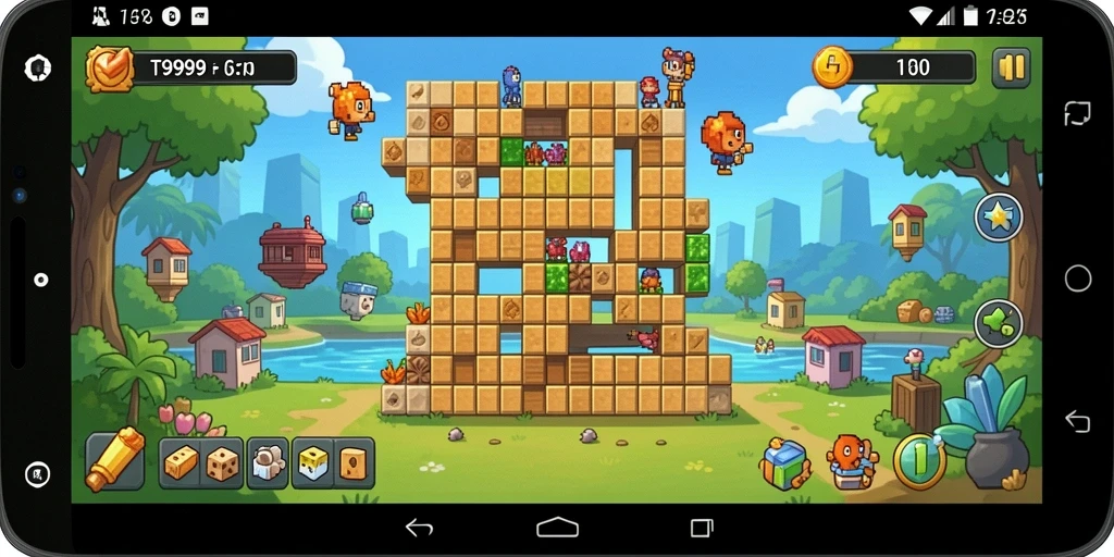 Tampilan gameplay T9999 yang menarik dan menantang.