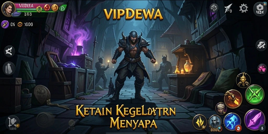 Gameplay mencekam di VIPDEWA yang membuat bulu kuduk berdiri.